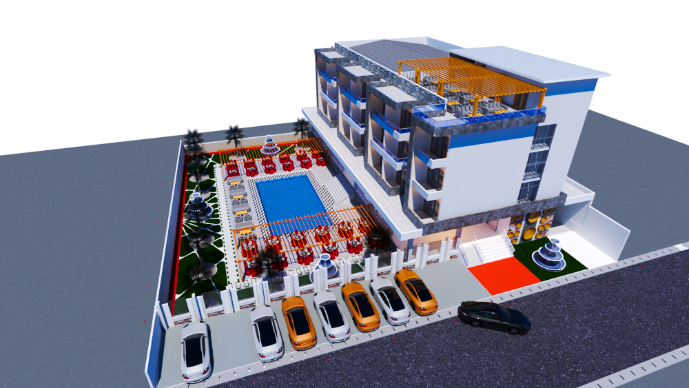 Construction d'un immeuble R+3 a Bonaberi