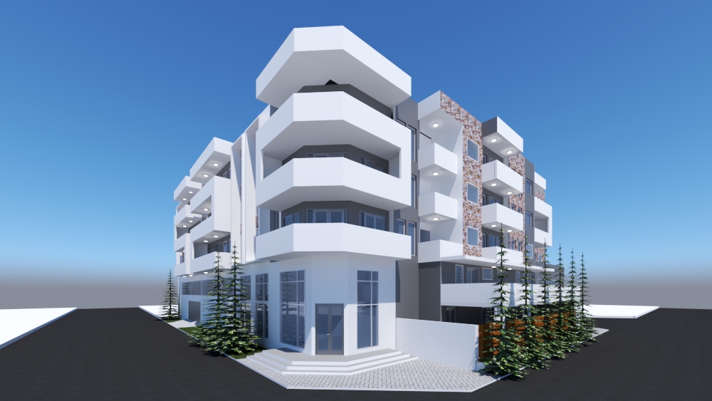 Construction d'un immeuble R+3 A BONADIWOTO