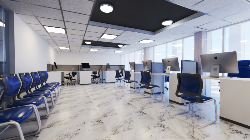 Aménagement Design Intérieur 1rst Trust (Espace de bureaux)