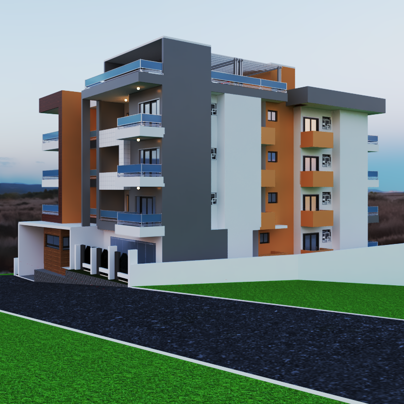 CONSTRUCTION IMMEUBLE D'HABITATION R+4 À LIMBE