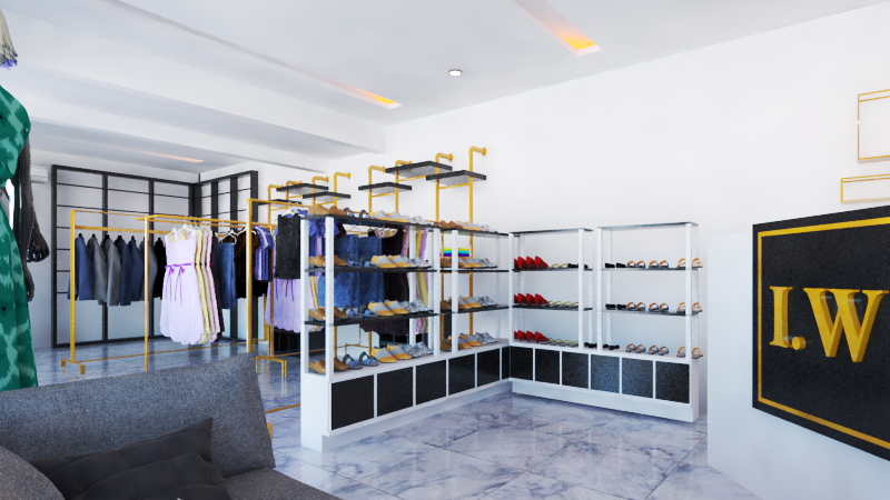 Amenagement DESIGN D'INTERIEUR D'une boutique à BONAMOUSSADI
