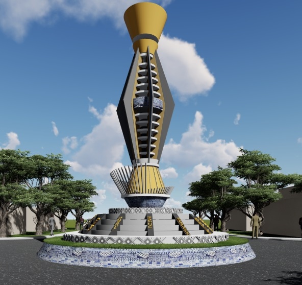 MONUMENT CARREFOUR LE MAIRE A BANGANGTE