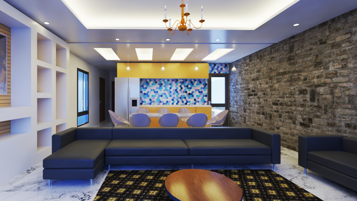  Design interieur IMMEUBLE R+3 A DOUALA CITE DES PALMIERS