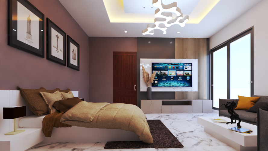 Design interieur chambre moderne